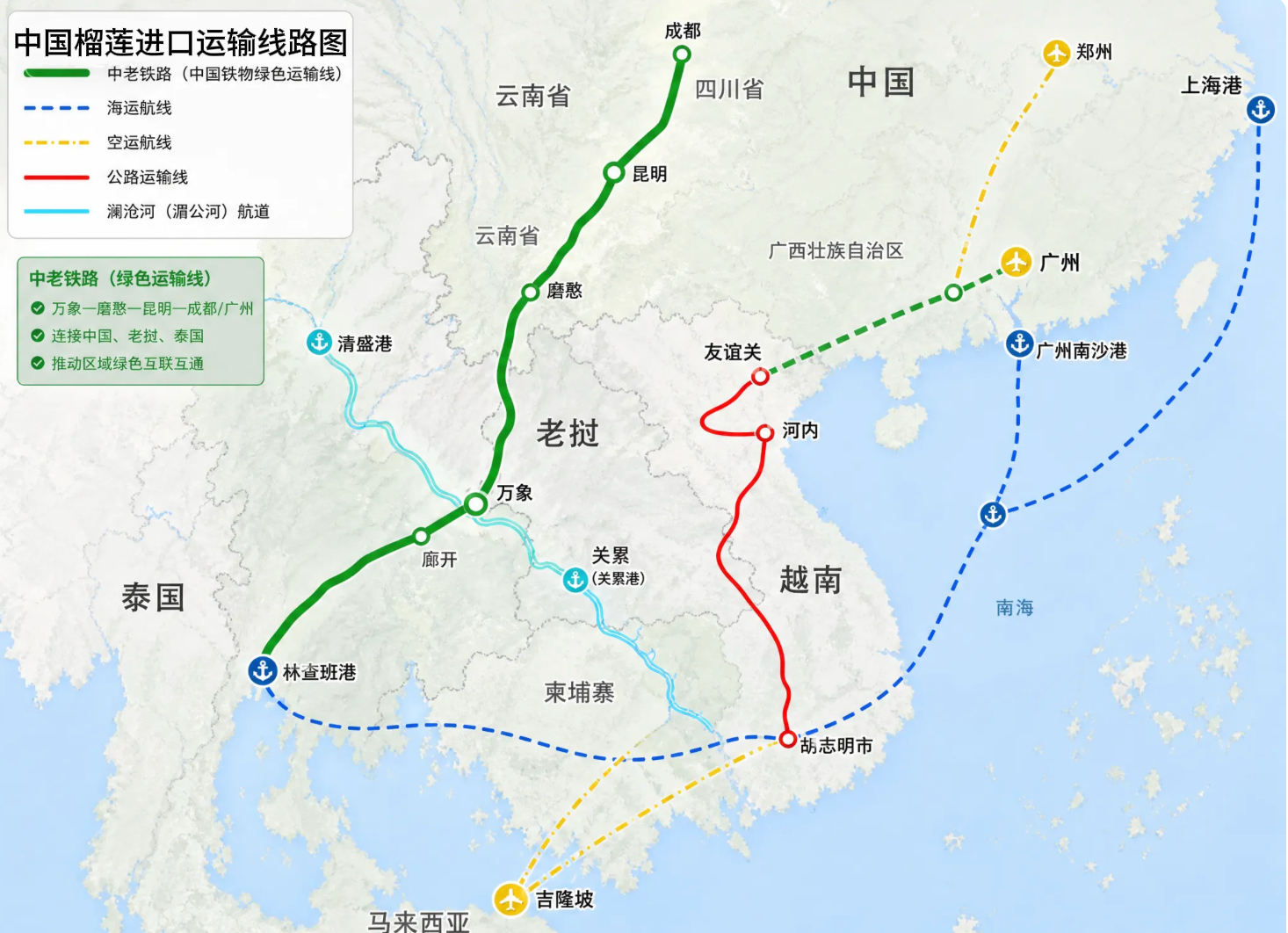 一颗榴莲的“跨国之旅”:藏在“榴莲自由”背后的中国壹定发官网实力